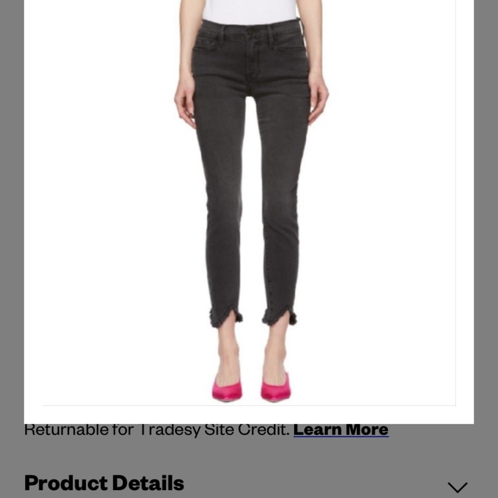 FRAME Le Skinny de Jeanne crop